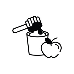 Organic healthy nectar vector icon © vector squad