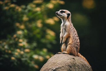 Fototapeta premium Image of a beautiful animals in zoo generative AI
