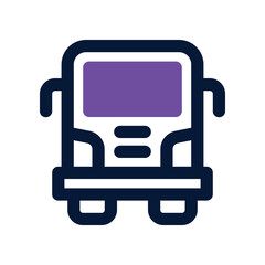 truck icon. vector dual tone icon for your website, mobile, presentation, and logo design.