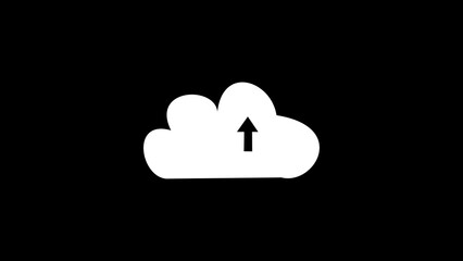 Share icon in flat style. Connected chain, file sharing symbol.