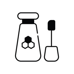 Honey Lip Gloss vector icon
