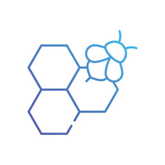 Obraz premium Honeycomb vector icon