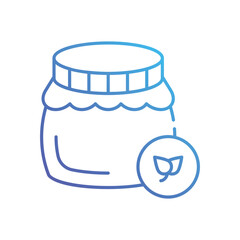 Organic Honey vector icon