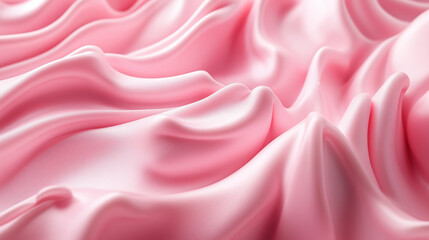 Obraz premium Minimalist Abstract Pink Creamy Art Background, Generative AI