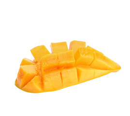 Mango isolated on transparen png, clipping path, full depth of field