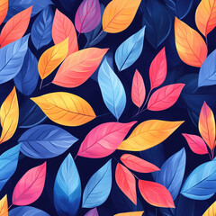 Fototapeta premium A seamless pattern designed in an Eastern style, Seamless design allows for a perfectly continuous pattern with no visible seams.