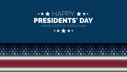 Happy Presidents Day card, Background, poster Vector illustration.