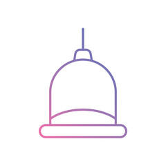 Cupping Therapy Cups vector icon stock illustration