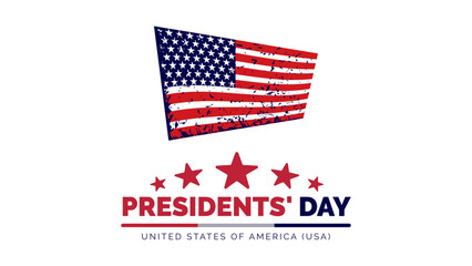 Happy Presidents Day card, Background, poster Vector illustration.