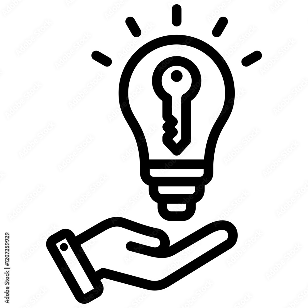 Poster Problem Solving Outline Icon