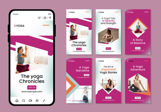 Yoga Story Template Design