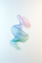 commercial photography for advertising campaign clean and futuristic design of abstract cellular shapes in translucent