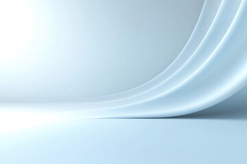 commercial photography for advertising campaign abstract swirling gradient of soft blues and whites resembling fluid