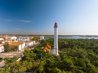 Faro de Villarreal de San Antonio​​​ ciudad portuguesa localizada en Distrito de Faro del Algarve © Fotos ZonaFreeDrone