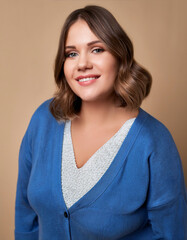 Fototapeta premium Portrait of a smiling woman