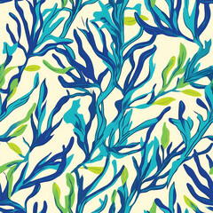 Fototapeta premium A seamless pattern designed in an Eastern style, Seamless design allows for a perfectly continuous pattern with no visible seams.