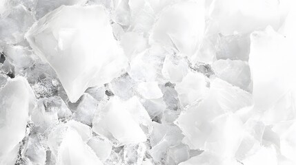 A Close Up View Of Many Ice Cubes