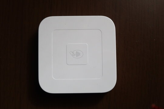 Square credit card reader 2nd generation in Tokyo, Japan. January 17, 2025