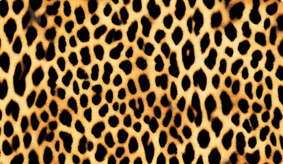 Fototapeta premium leopard, stylish print of real wild cat fur, dark background, fur, jaguar pattern, modern design