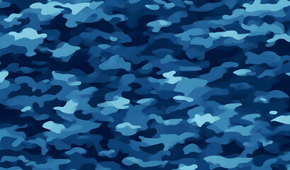 camouflage, blurred background, blue color, navy army print, blue background, stylish design