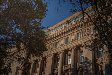 Aesthetic building in Budapest