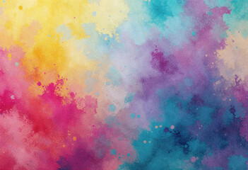A colorful painting with a lot of different colors and patterns. The painting is full of life and energy, and it seems to be a representation of the beauty of nature. The colors are bright and vibrant