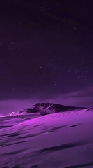 digital technology purple sand dune landscape poster background