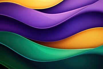 Fototapeta premium Vibrant abstract swirls celebrating mardi gras digital art colorful environment modern viewpoint festive concept