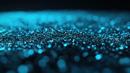 Abstract Teal Glitter Texture Background