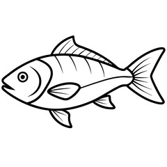 Abstract Fish Vector Art