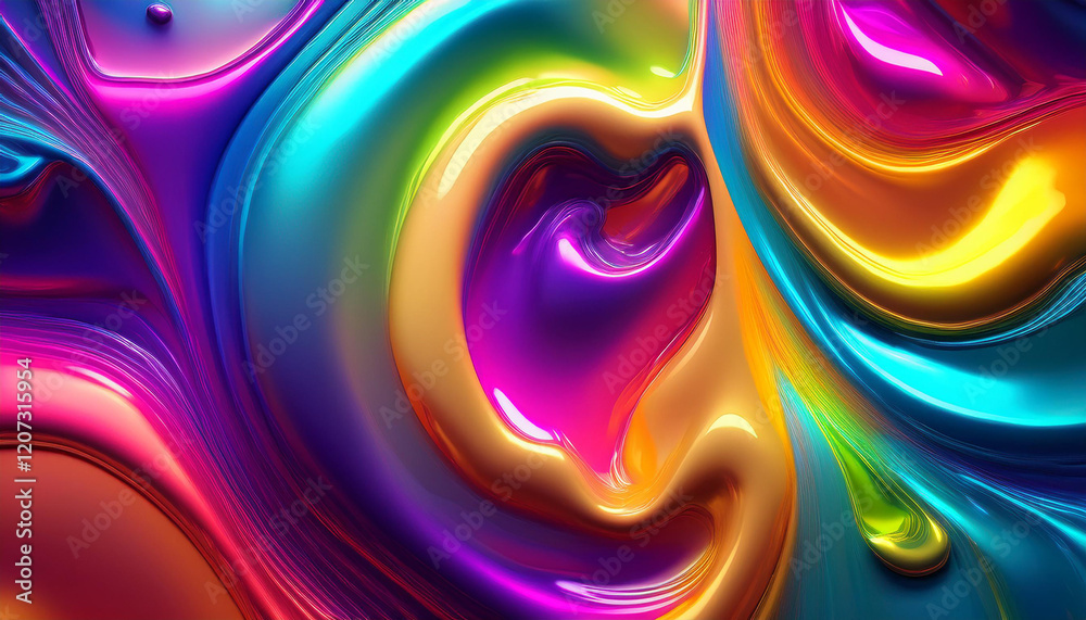 Canvas Prints abstract colorful background with circles splash design art illustration