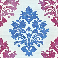 A seamless pattern designed in an Eastern style, Seamless design allows for a perfectly continuous pattern with no visible seams.