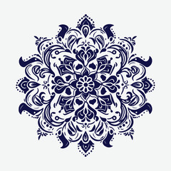 Ornate Blue Mandala