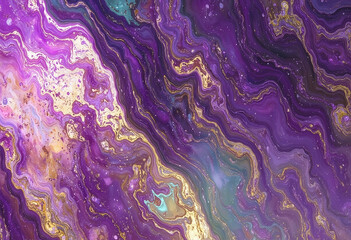 A purple and gold swirl pattern with a gold and purple hue. The pattern is very intricate and has a lot of detail