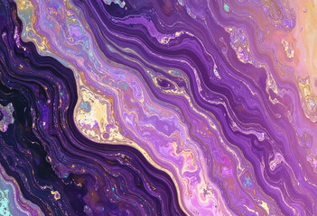 A purple and gold swirl pattern with a gold and purple hue. The pattern is very intricate and has a lot of detail