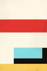 Fototapeta premium Abstract geometric shapes in vibrant colors creating modern art design for backgrounds, ads, marketing materials, and interior decor inspiration.
