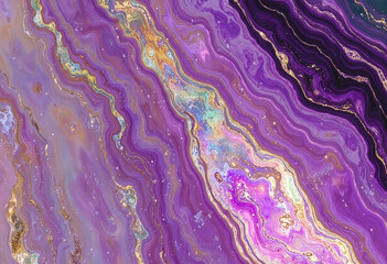 A purple and gold swirl pattern with a gold and purple hue. The pattern is very intricate and has a lot of detail