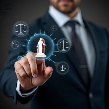Professionnel du Droit et Ic&ocirc;nes de Justice Virtuelles