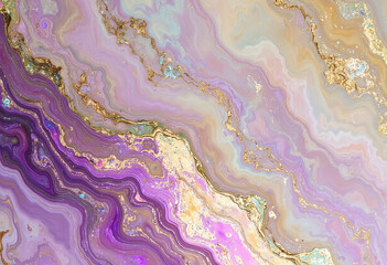 A purple and gold swirl pattern with a gold and purple hue. The pattern is very intricate and has a lot of detail