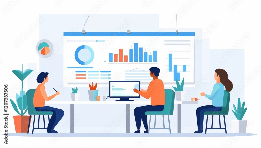 Poster teamwork data analysis: collaborative chart review and progress tracking