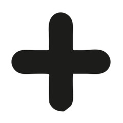 Obraz premium Ornate Christian Cross Symbol in a Circle