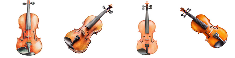 Elegant Stringed Musical Instruments for Orchestral Performance