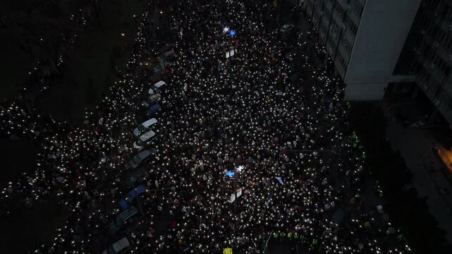 Organized peaceful protests in the streets