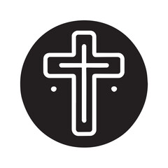 Obraz premium Ornate Christian Cross Design for Spiritual Imagery