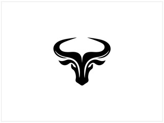 Long horn logo design , vector , illustration and isolate template .