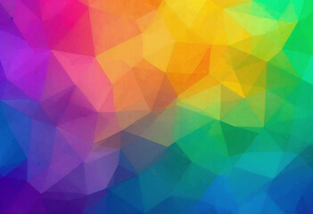 Obraz premium A colorful painting with a lot of different colors and patterns. The painting is full of life and energy, and it seems to be a representation of the beauty of nature. The colors are bright and vibrant