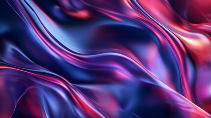 Obraz premium Abstract Purple Pink Blue Swirling Fluid Design