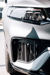 Modern car headlight close up photo © Hanna