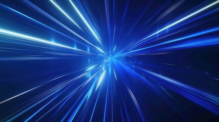 Abstract Blue Light Speed