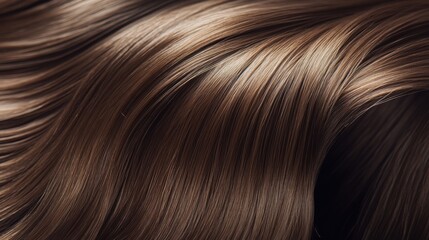 Fototapeta premium A safe and effective keratin treatment for color-treated hair, featuring soft, shiny strands with no damage to the vibrant dye